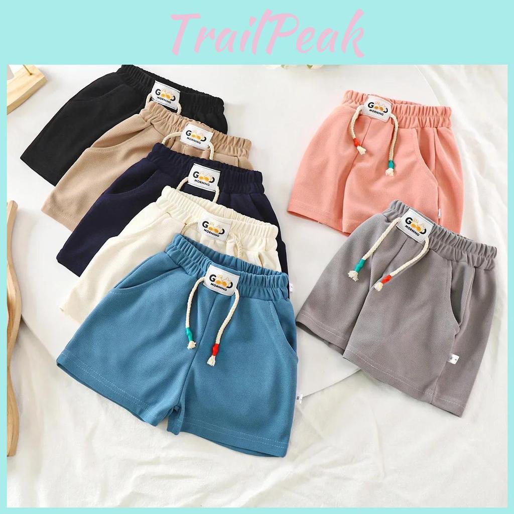 Candy Boys Shorts Color Summer Beach Shorts For Kids Casual Elastic Waist Children Short Pants Sport Clothing Outwear