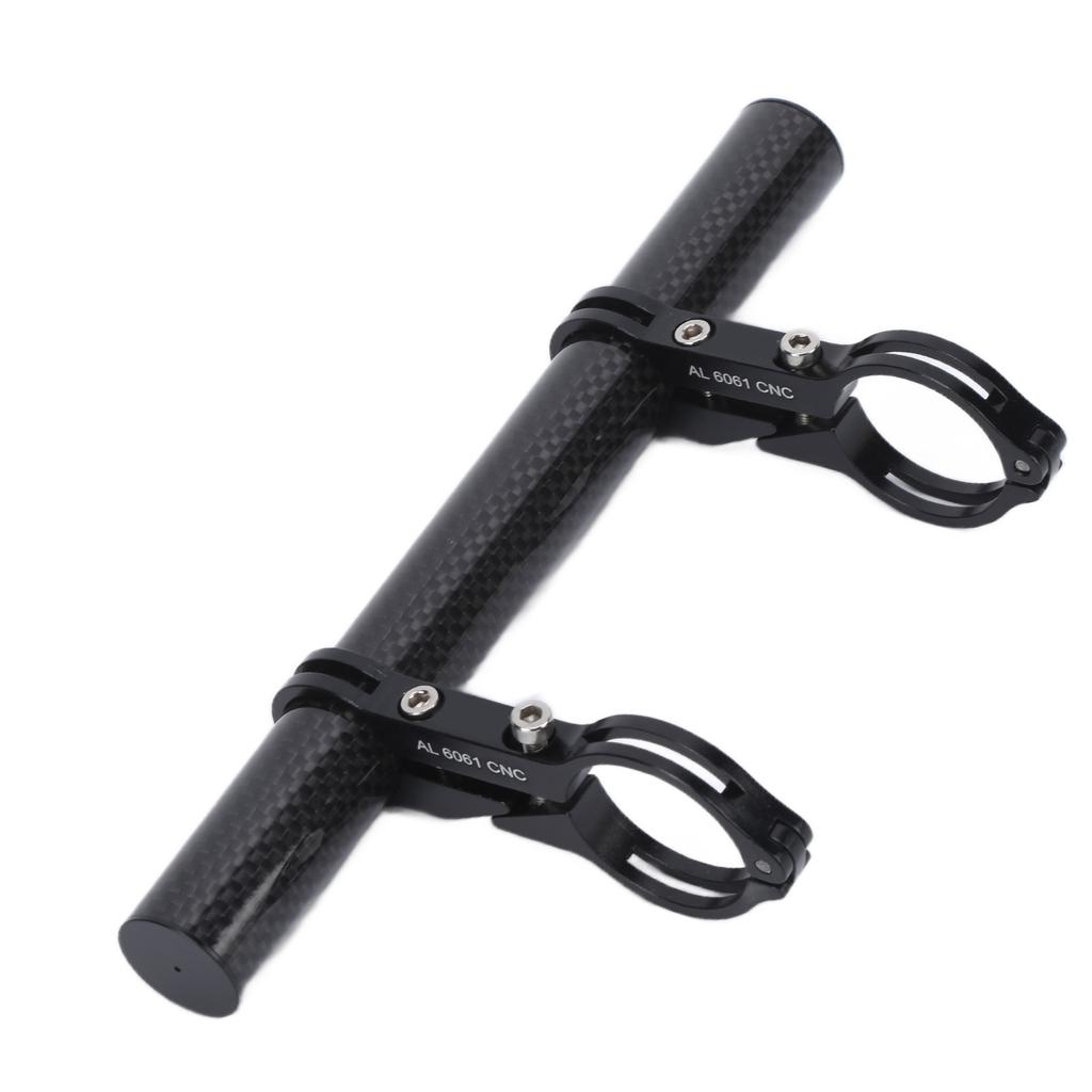 Bike Handlebar Extender 202 Double Rod Carbon Fiber MultiFunction Expansion Bicycle Lamp Holder