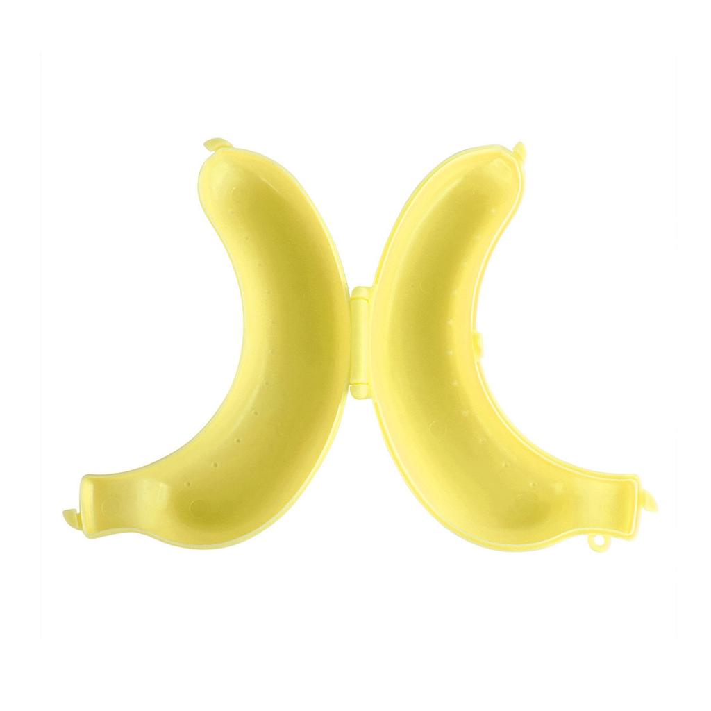 Cute 3 Colors Fruit Banana Protector Box Holder Case Lunch Container Storage New