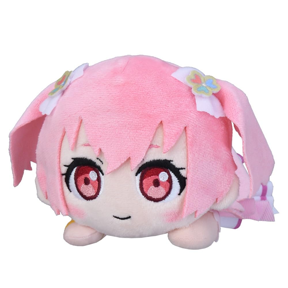 Project SEKAI The Movie: A Broken World and Miku Who Can't Sing" Lying Down Plush Toy "Airi Momoi
