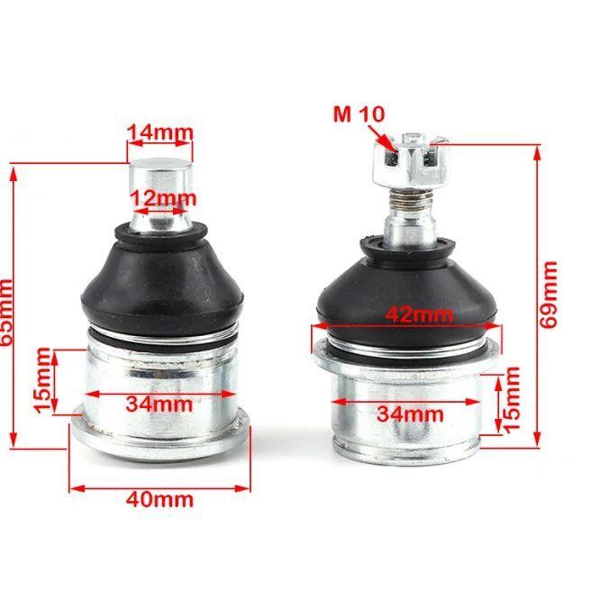 Obere/Untere Kugelgelenke Passend für Schwingarmaufhängung CF500 CFMOTO ATV UTV 500cc CF 188 500 PN 9010-050700 9010-050800 Quad
