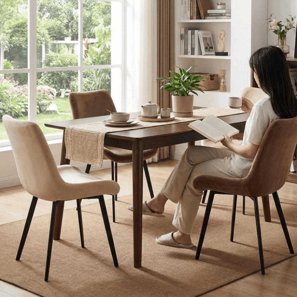 Velvet Dining Room Chair Covers Full Coverage Seat Cover Chair Slipcovers Party Decor