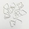 100 Pieces Alloy for Triangle Open Jump Ring Split Ring For Jewelry Making Acces