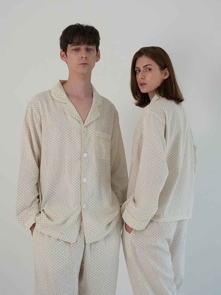 Chilauspeullijeu (Couple) Petit Floral Sky Cotton Pajama Set