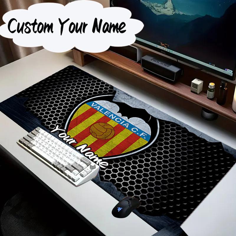 Custom Name Mouse pad Valencia Crest Design Mouse pad, Gaming Mouse Pad, keyboard pad, Desk Decor for computer notebook Fan Birthday Gift