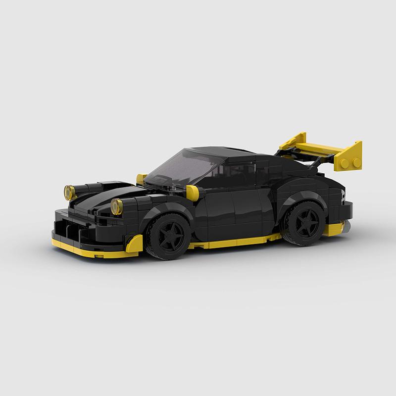 Technical Speed Car MOC City Racing Car Rally Building Blocks Bricks Set Retro Ornament Diy Toys For  Kid Adults Birthday Gifts