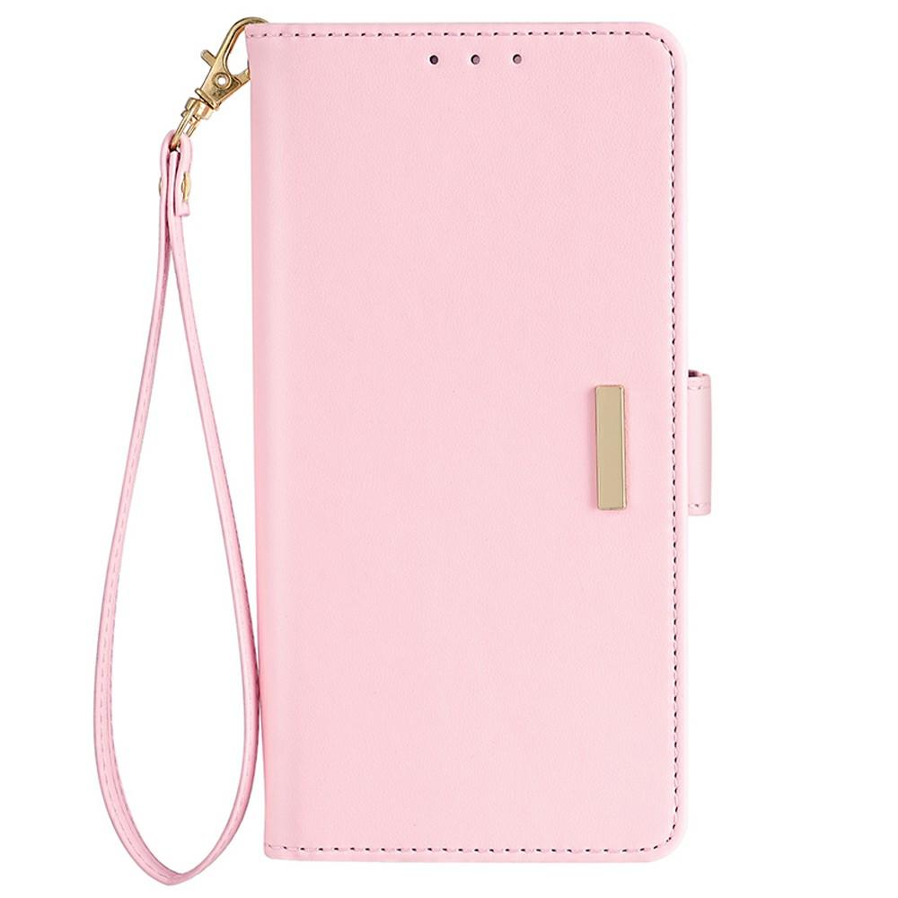 For Xiaomi Poco X6 5G Leather Wallet Case RFID Blocking Stand Cover with Hand Strap