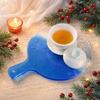 Multifunctional Silicone Mold Racket Shape Hand-Making Moulds Suitable for Plaster Resin Concrete Handheld Design