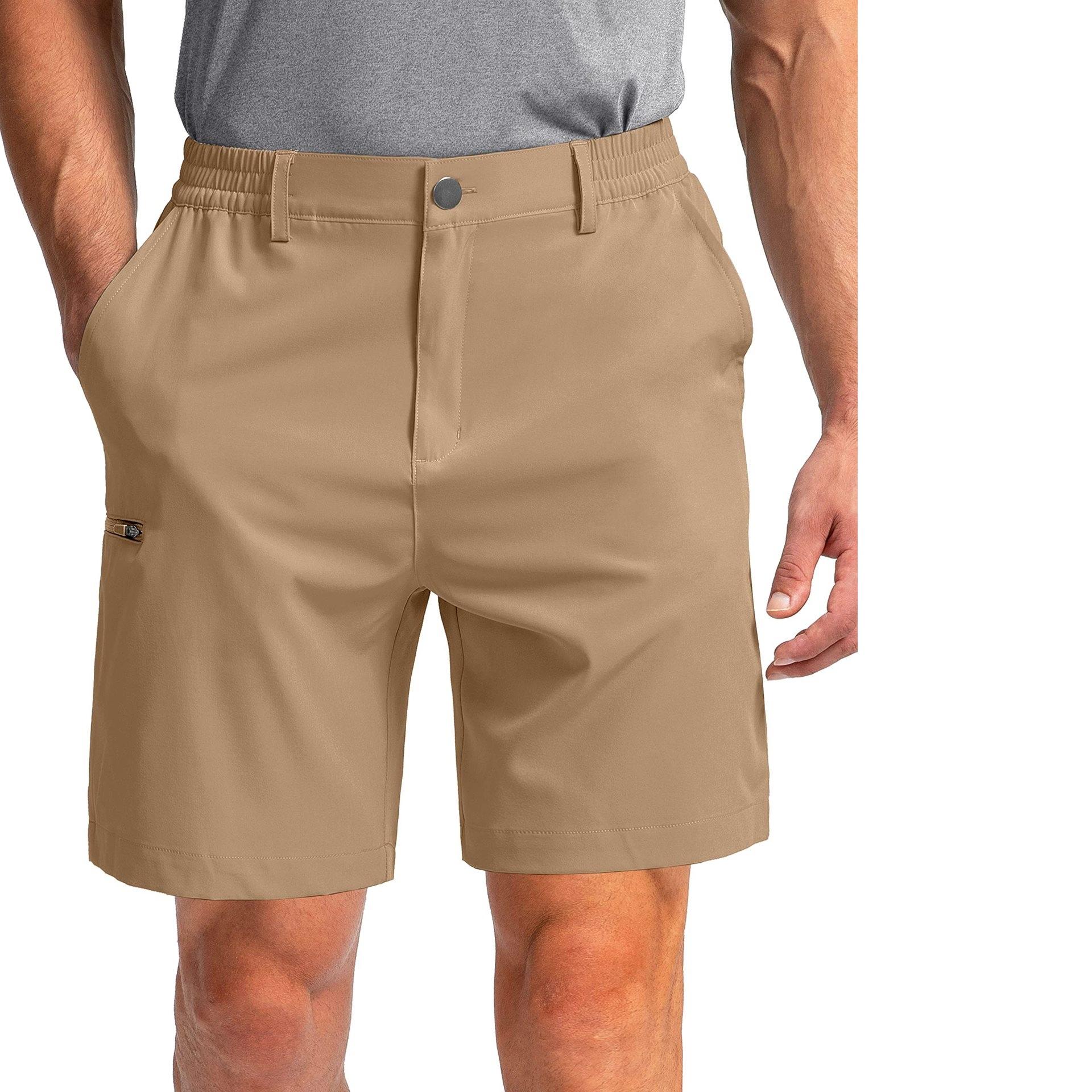 

Летние мужские свободные прямые повседневные спортивные шорты для занятий спортом на открытом воздухе с пятью точками XL хаки