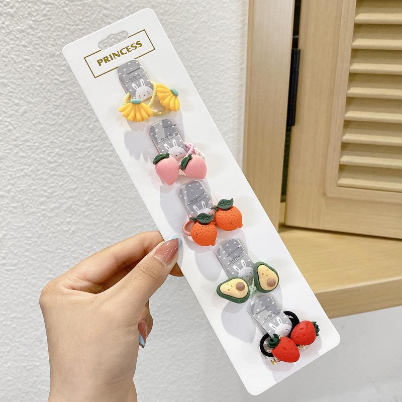 10-30PCS/Set, Cute Cartoon Animals, Hair Bands, Girls, Elastic Rubber Band, Headwear, Hair Accessories