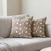2 Federe Cuscino Arredo Design con Cerniera a Scomparsa Stampa Floreale Vintage Federe per Cuscini Decorativi Divano Letto