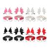 Girls Hair Clips Gothic Halloween Cosplay Devil Wing Hairpin Headwear Punk Hair Jewelry Unique Black Headwear