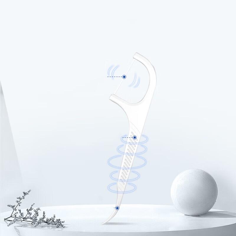 Lengsuanling Flat Thread Dental Floss Picks, 200 Count