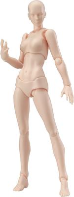 Max Factory Figma Archetyp Next She, fleischfarben bemalte bewegliche Figur, sekundäre Weiterverkaufsversion. Nicht maßstabsgetreues ABS und PVC