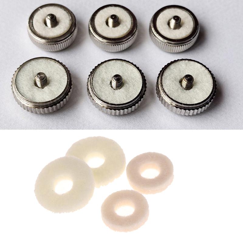 10Pcs Organ Key Felt Washers Pads For Wind Instruments Repair Replacement Parts Music Store Supply Accessories