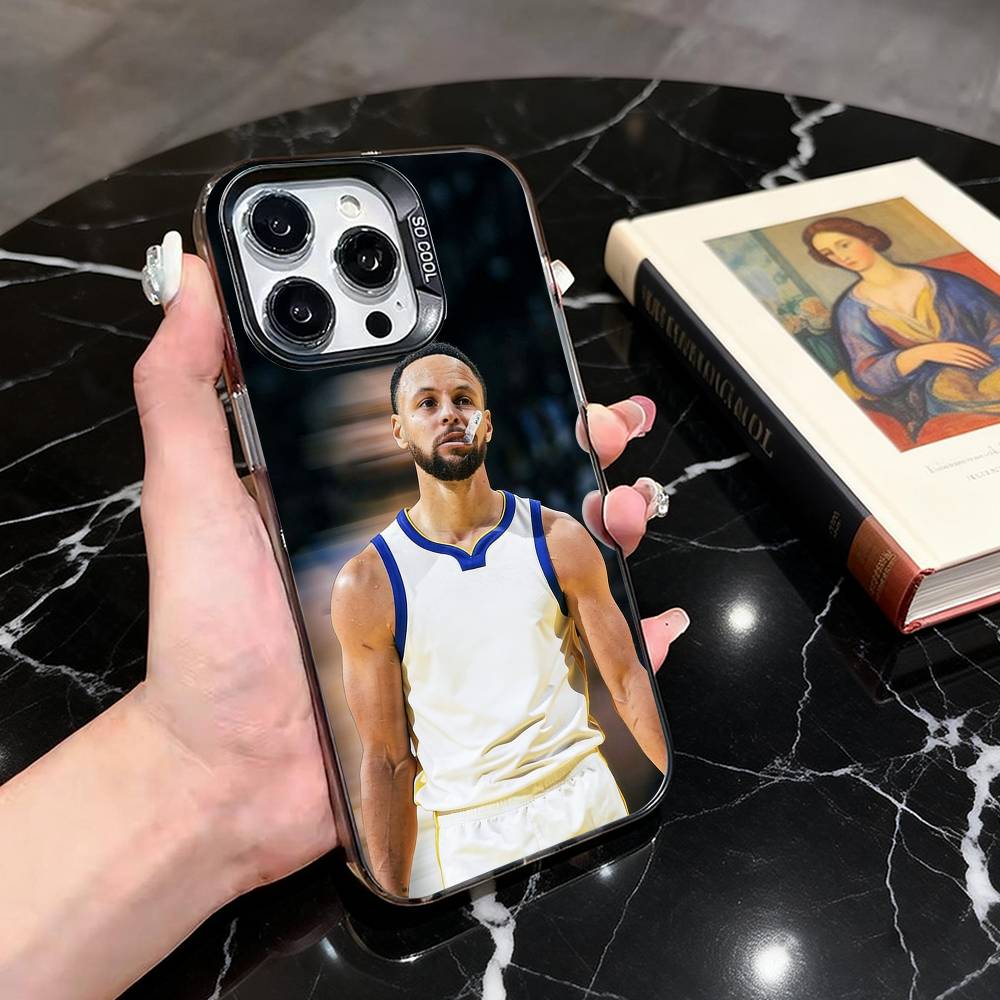 

Cool Basketball Aesthetic Phone Case For iPhone 17,16,15,14,13,12,11 Plus,Pro Max,XS,Colorful Silver Phone case Funda Cover iPhone14Plus