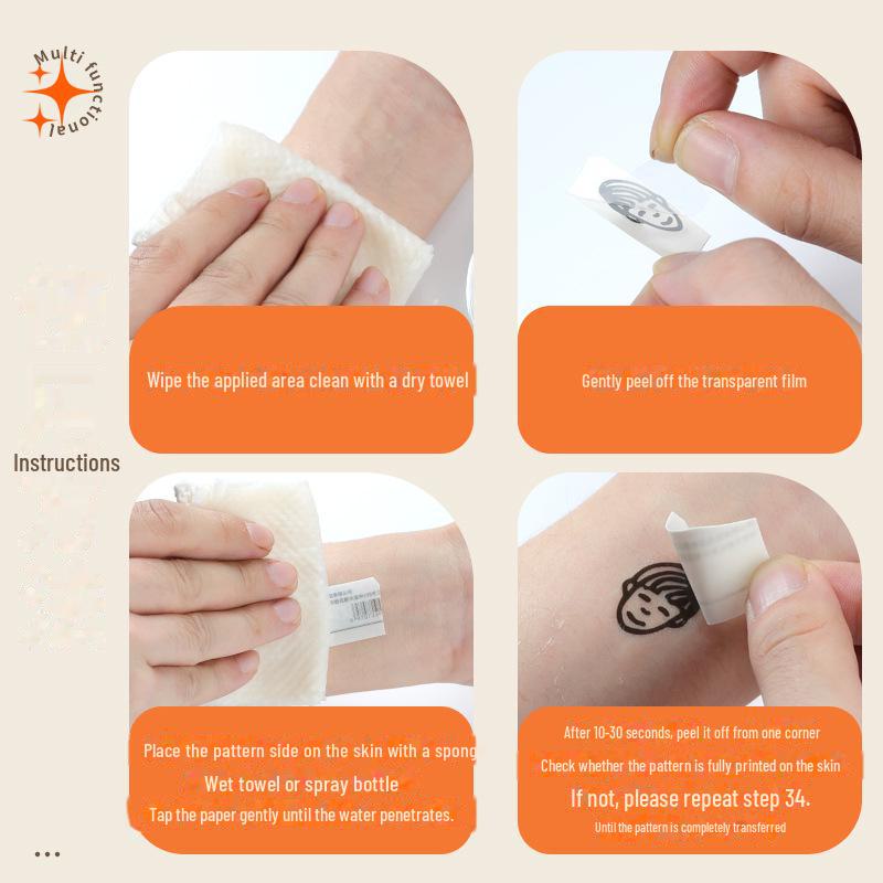 Mystery Ji Succubus Tattoo Stickers - Sexy, Comfortable, Natural Fit Tattoo Stickers (200/Box)