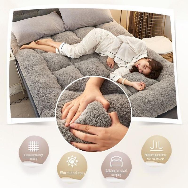 Thickened Lambskin Mattress Cushion: Tatami Dormitory Student Sponge Pad