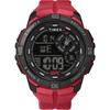 Timex Men's UFC Rush 52mm Watch - Black Strap, Digital Dial, Black Case, Red/Digital/Black, Modern Design
