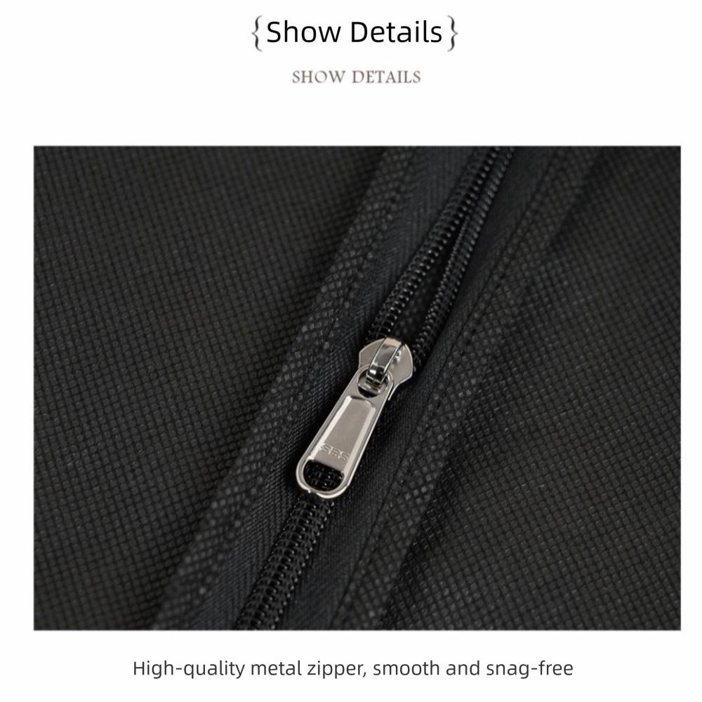 Reißverschluss Ballettrock Aufbewahrungstasche Vliesstoff Schwarz Performance Handtasche Wasserdicht Große Kapazität Tanzzubehör