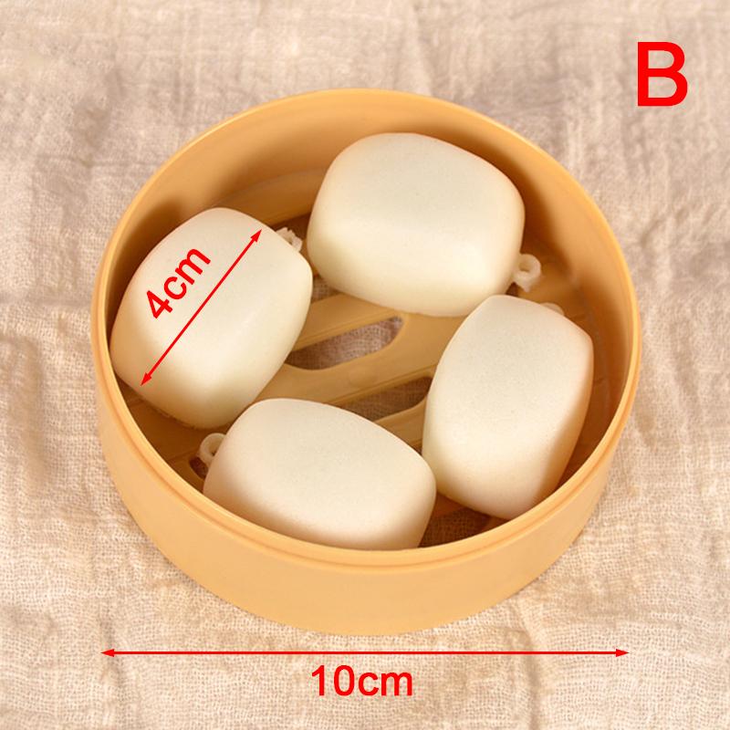 Simulation Steamed Stuffed Bun Stress Relief Toy Soft Squeeze Sensory Toy