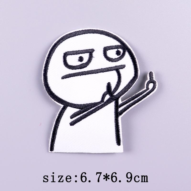 Little Yellow Duck Embroidery Patches For Clothing Hip Hop Animal Patch Iron On Patches On Clothes Fusible Patch Stickers Badges