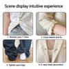 2Pcs Multi-Function Magnetic Clothing Clip With Chain Metal Buttons Clip Clothes Scarf Trouser Legs Cuff Fixing Magnet Pin