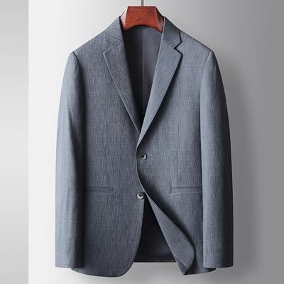 Frühling und Herbst Leichte Luxus Business Single West Mittleren alters und Junge Einfarbig Einreihig Trendy Anzug Jacke
