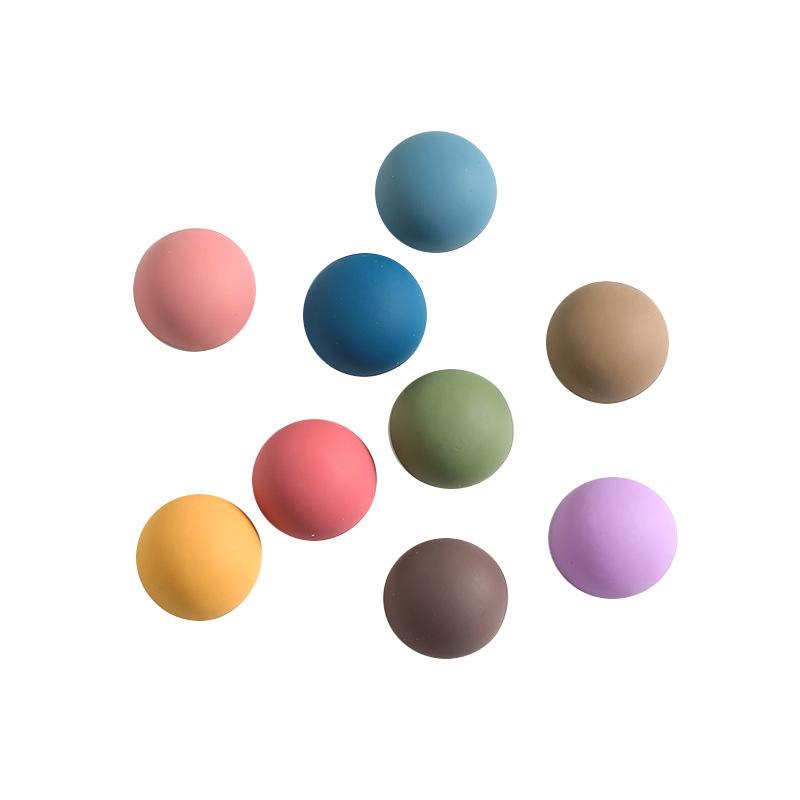 

Creative Round Strong Refrigerator Magnets 9 Pieces Set Durable Magnetic Balls for Home Office Kitchen Organization and Decoration One Size синий