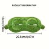 Maschera per Occhi a Rana Triste 3D per Dormire, Morbida Confortevole Mascherina da Viaggio, Unisex Adulti Bambini Blocca Luce Mascherina Occhi Design Portatile
