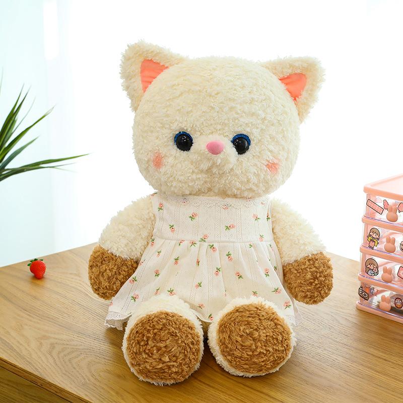 

Новая Милая Кукла Ягненок Пудинг Комфортный Котенок Плюшевая Игрушка Тряпичная Кукла Подушка Подарок на День Святого Валентина Девочкам 45cm (0.35kg)