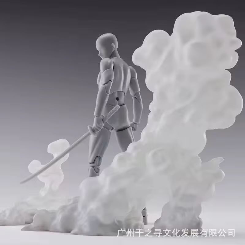 Soul Effect Smoke Effect Shf Cloud And Mist Accessories Ornament Model Smoke Screen Effect Versatile Scene Doll Statue Ornament