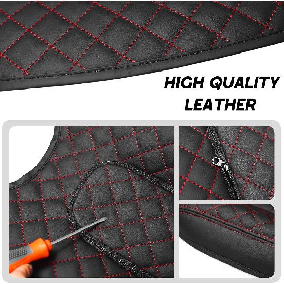Center Console Cover for Chevy Silverado/GMC Sierra Accessories 2019-2023 2024 2025 2026 Armrest Cover Middle Console Armrest Lid Leather Protector