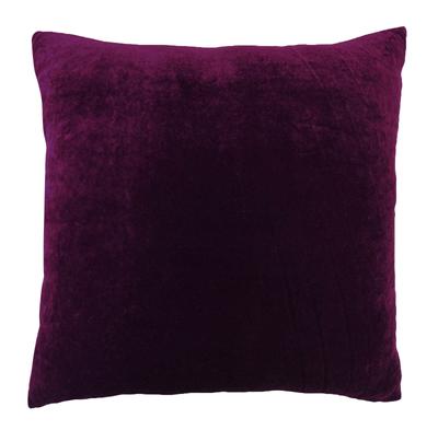 Indický povlak na polštář Solid Plum Home D cor Throw Cushion Velvet Cover – vyberte si