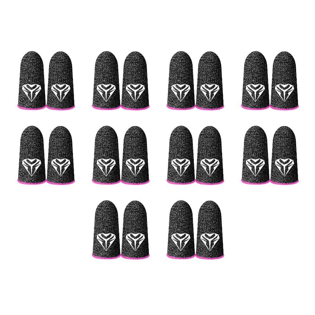 1 Pair Gaming Finger Sleeve Replacement for PUBG Thumb Gloves Breathable Finger Cots for Mobile Game
