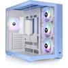 PC Case - Thermaltake - View 380 Tg Argb Hydrangea Blue - Mid Tower - Atx - Tempered Glass - Blue