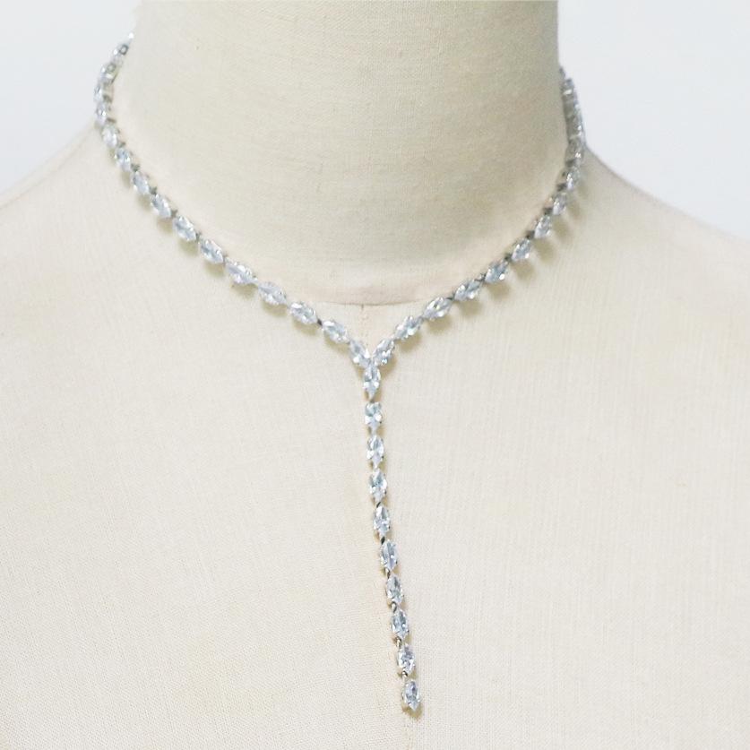 European And American Jewelry, Exquisite Horse Eye Rhinestone Necklace, Fashion Dinner Party Jewelry And Accessories
