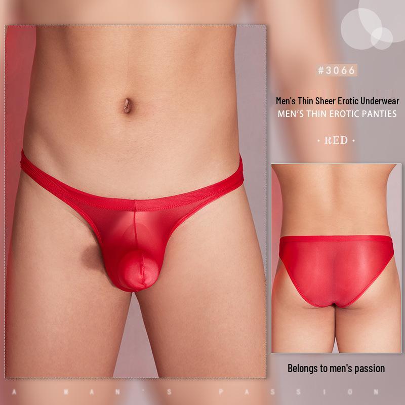 Erkek Seksi Hafif Nefes Alabilen Düşük Bel Flört İç Çamaşırı
