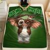 1PC Gremlins Print Flannel Blanket, High quality All Seasons, Home Decor, Warmth and Comfort, Perfect for Christmas Gifts