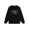 Li Ning Sweatshirts Unisex Black Crew Neck Moderate Regular AWDSC57-1