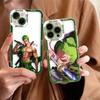 Anime One P-Piece Zoro Clear Phone Case For OPPO A6X A98 A94 A79 A78 A74 A60 A58 A57 A55 A54 A53 A31 A15 A9 A5 A3 A3X A5X Case