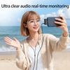 Portable Wireless Lavalier Lapel Microphone Dual-Microphone Plug and Play Mobile Phone Mic AI Noise Reduction for Vlog Live
