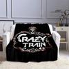 Ozzy osbourne printed blankets picnic blanket Warm Flannel blankets Soft and comfortable blanket bed linings Birthday Gift