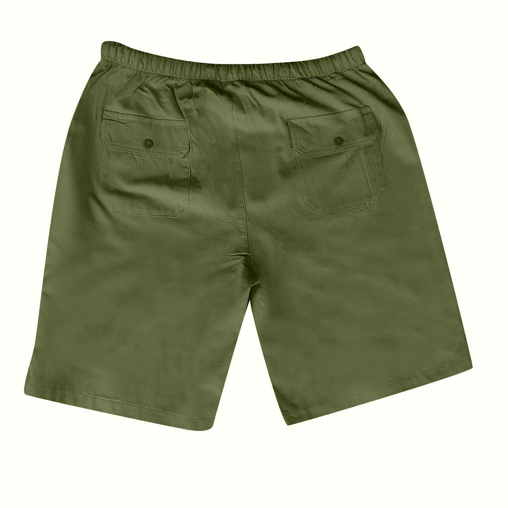 Leinenbekleidung für Herren Natürliche Leinenhosen für Herren Zeitgenössische Bequeme Qualität Weiches Leinen Tasche Farbe Shorts