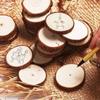 Board Wedding Party DIY Wooden Drawing Board Natural Round Pine Round Wooden Slices Unfinished Wood