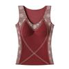 Women's 7A Antibacterial Thermal Shaping Vest with Chest Pad - Autumn/Winter Warmth