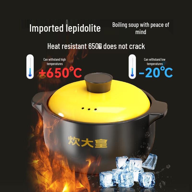 Chui Da Huang Crack-Resistant High-Temperature Claypot