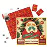 1000Pcs/Set Christmas Jigsaw Puzzle Advent Puzzle 2025 24 Days Educational Puzzle Xmas Countdown Calendar Decoration Holiday Party Gift