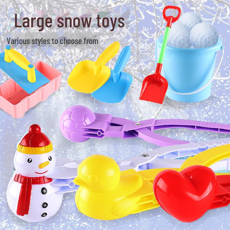 

«Форма для утки в виде зажима для снежка — зимняя снежная игрушка для игр детей в снежки» Small Duck Snow Clip