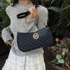 French Retro Underarm Bag for Women, New Model, Letter Print, Small Square Bag, Chain Shoulder Bag, Handbag